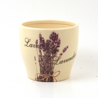 Keramický kvetináč levanduľa 10,3x9,1cm