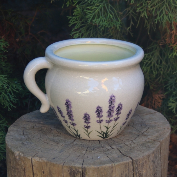 Keramický kvetináč Provence 20×16,5×15cm