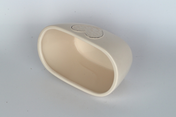 Keramický kvetináč so srdcom oválny 22,6×10,6×13,6cm