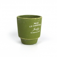 Keramický kvetináč svetlo zelený 14 × 15,5 × 14cm