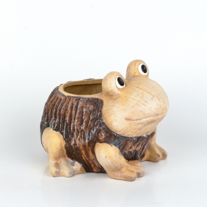 Keramický kvetináč žaba 18,5x22x16,5cm