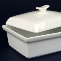Keramický obal na kocku masla 