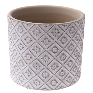 Keramický obal na kvetináč, priemer 12 cm