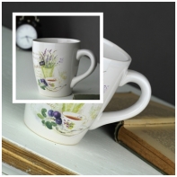 Keramický šálka Levanduľa 0,4l