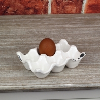 Keramický stojanček na vajcia 