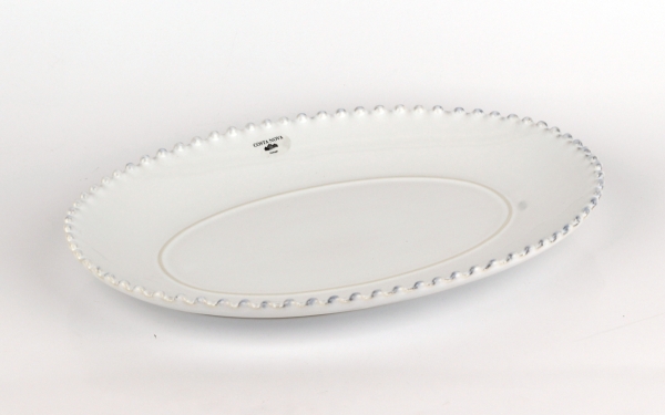 Keramický tácku oválny Pearl 33cm