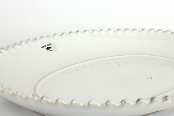 Keramický tácku oválny Pearl 33cm