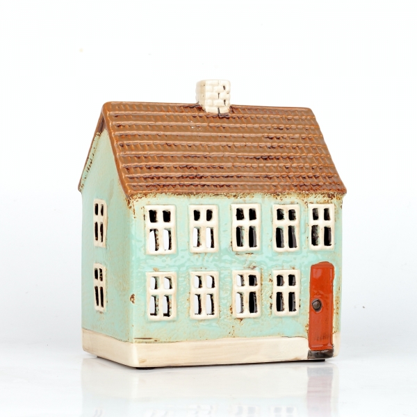 Keramický vianočný domček 17x8x14cm