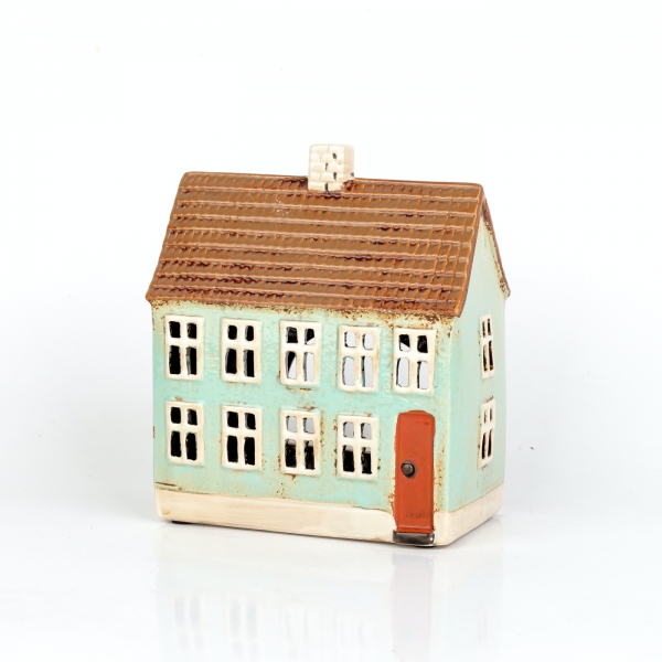 Keramický vianočný domček 17x8x14cm