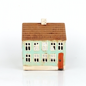 Keramický vianočný domček - vyradené