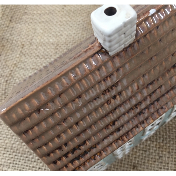 Keramický vianočný domček - vyradené