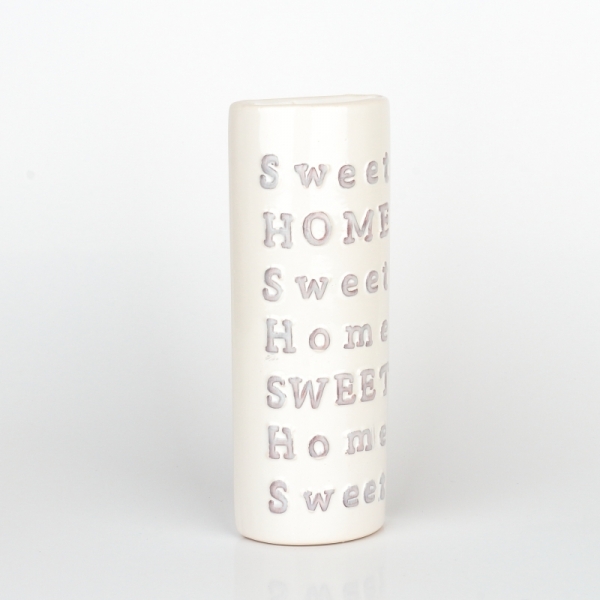 Keramický zvlhčovač vzduchu biely Sweet home 7,6x20,2x3,6cm