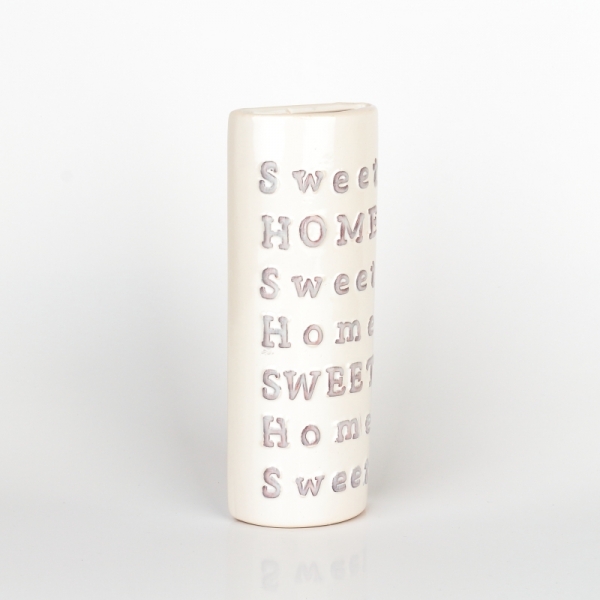 Keramický zvlhčovač vzduchu biely Sweet home 7,6x20,2x3,6cm
