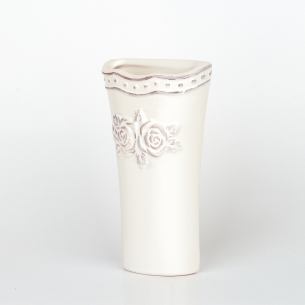 Keramický zvlhčovač vzduchu s kvetinami 10x17x3,8cm