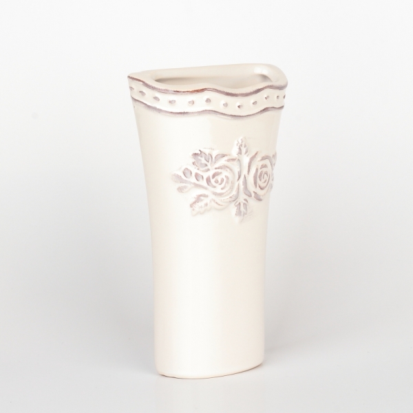 Keramický zvlhčovač vzduchu s kvetinami 10x17x3,8cm