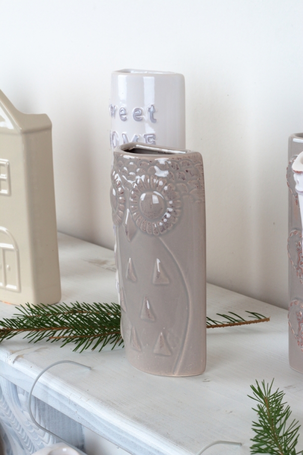 Keramický zvlhčovač vzduchu sova hnedá 8,5x17x3,6cm