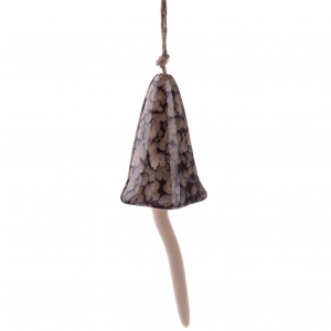 Keramický zvonček čarodejná huba