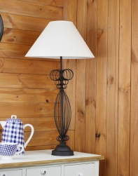 Klasická stolná lampa Isabella 75cm
