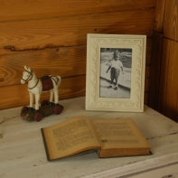 Klasický fotorámik krémový 16,5x21cm