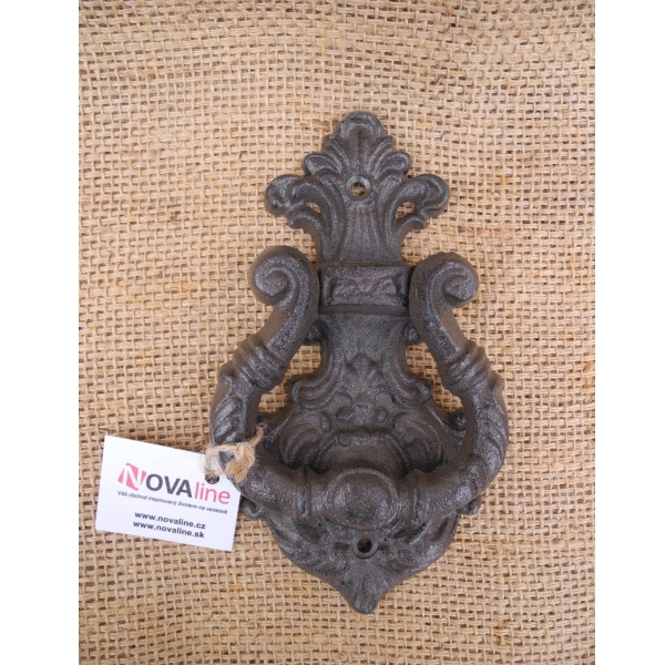 Klopadlo na dvere liatinové