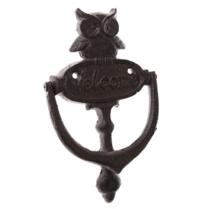 Klopadlo na dvere so sovou 10×16×2cm