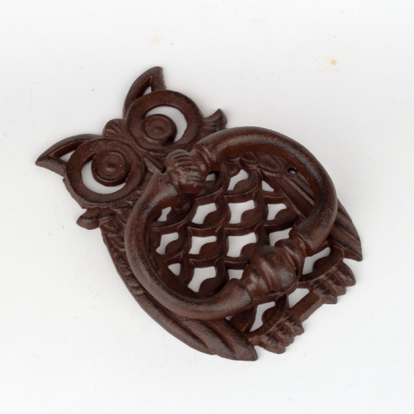 Klopadlo na dvere sova 13 x 18 cm 