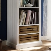 Knižnica biela Novaline 56x180x36cm