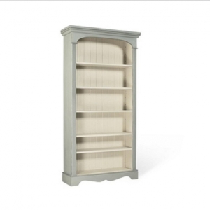 Knihovna ve venkovském stylu zelená 33 x 98 x 190 cm