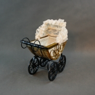 Kočík pre bábiku 34x35x20cm