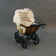 Kočík pre bábiku 34x35x20cm