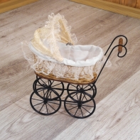 Kočík pre bábiku dekoračný 24x13x28cm