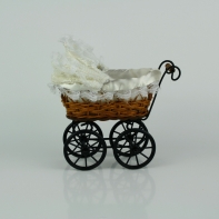 Kočík prútený 18x16x9cm