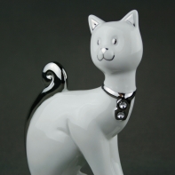 Mačka bielo-strieborná A