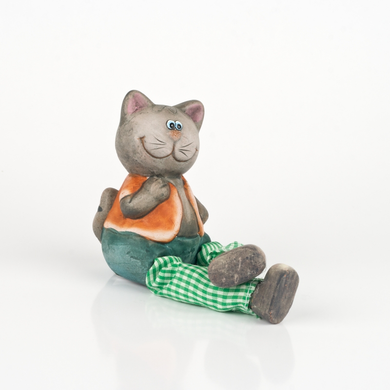 Mačka keramická dekorácia 16cm