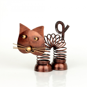 Mačka špirála medená 11cm