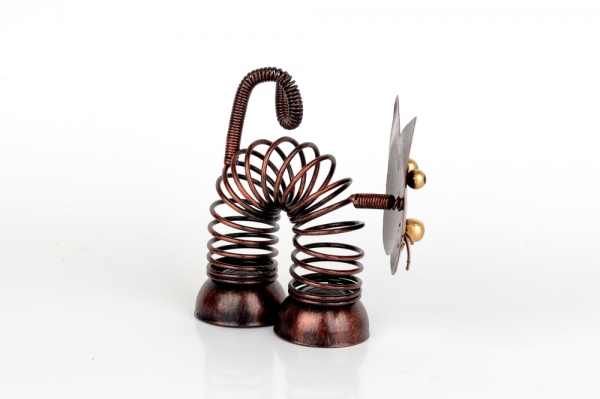 Mačka špirála medená 11cm