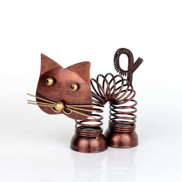 Mačka špirála medená 11cm