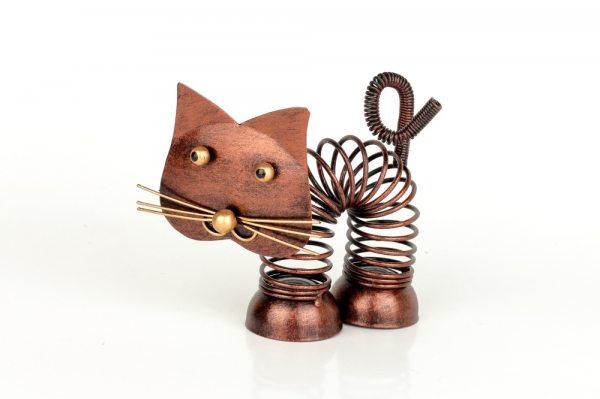 Mačka špirála medená 11cm