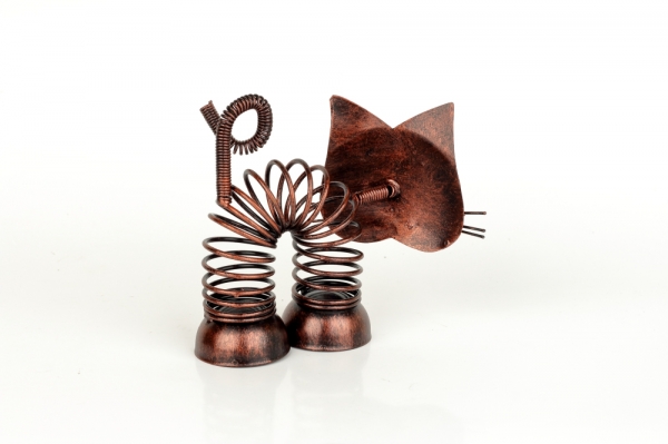 Mačka špirála medená 11cm