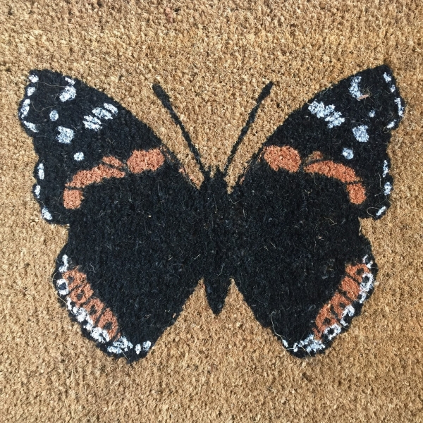 Kokosová rohožka motýľ 44,6 x 75cm