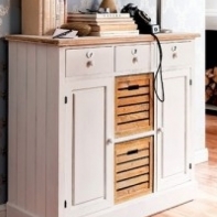 Komoda bílá do obývačky 110x87x40cm