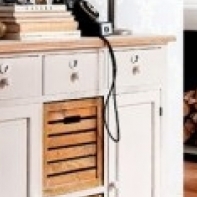 Komoda bílá do obývačky 110x87x40cm