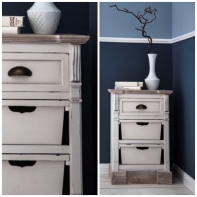 Komoda so zásuvkou a košíky Provence