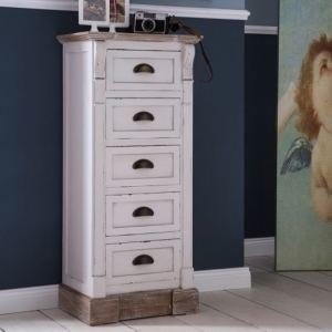 Komoda vysoká s piatimi šuplíky SAVOY 93cm