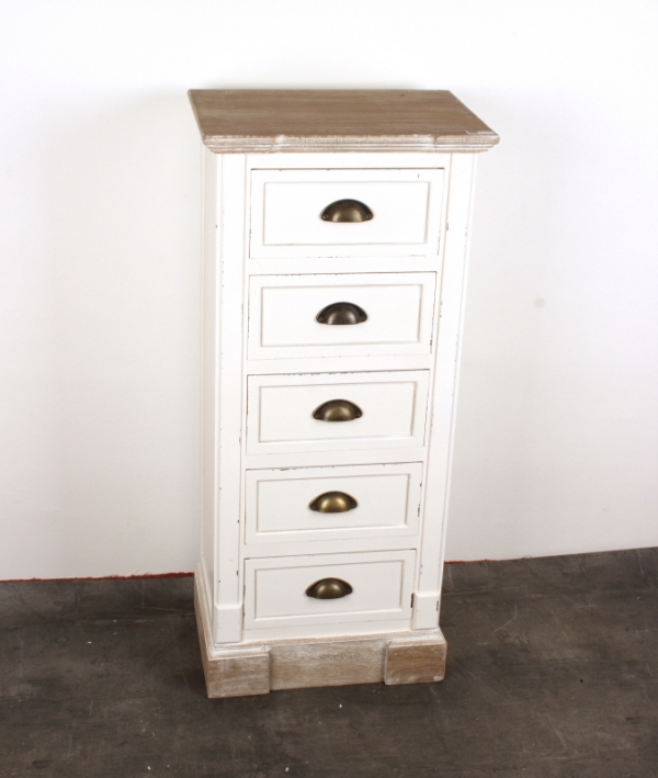 Komoda vysoká s piatimi šuplíky SAVOY 93cm