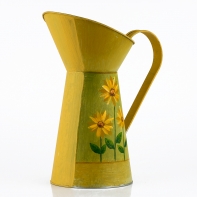 Kovová žltá krhla