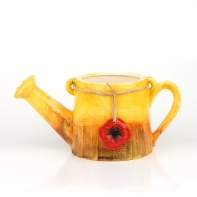 Žltá kanvica mak 28x13x13cm