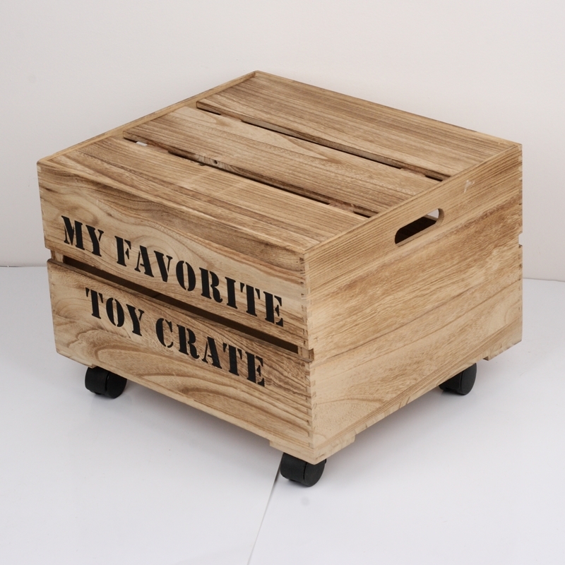 Konferenčný stolík debna na kolieskach 44x50x35cm