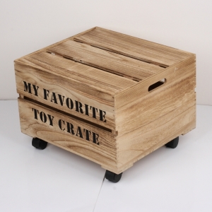 Konferenčný stolík debna na kolieskach 44x50x35cm