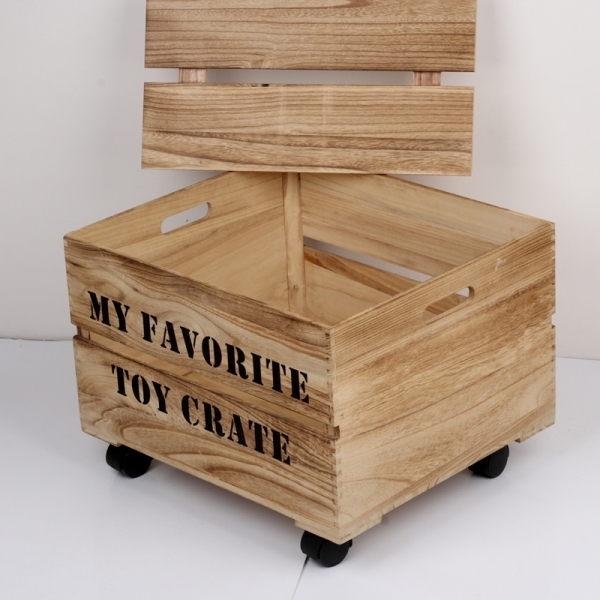 Konferenčný stolík debna na kolieskach 44x50x35cm